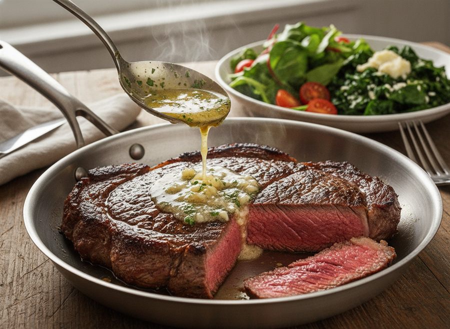 Steak with Garlic Butter