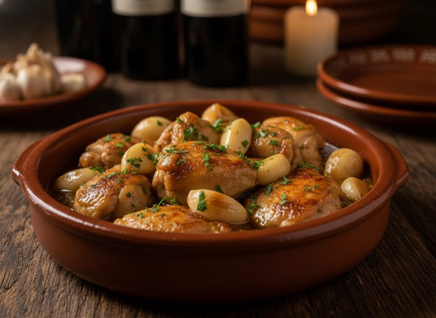 Pollo al Ajillo (Garlic Chicken)