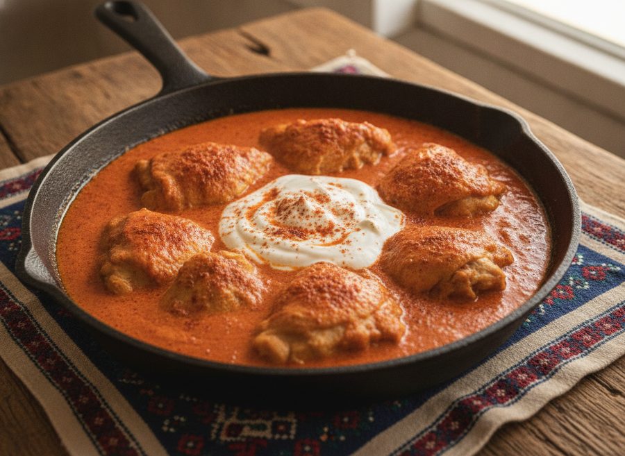 Hungarian Chicken Paprikash