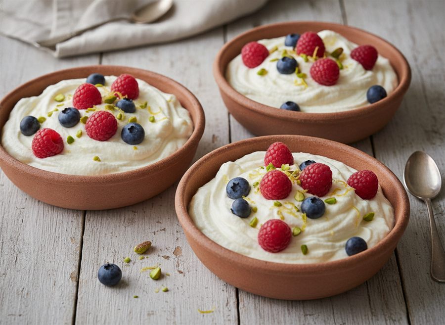 Whipped Ricotta with Berries