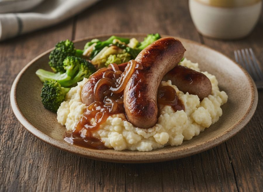 Sausage & Cauliflower Mash