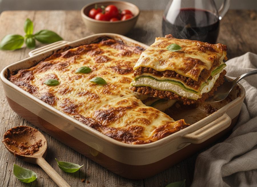 Lasagne with Courgette Sheets