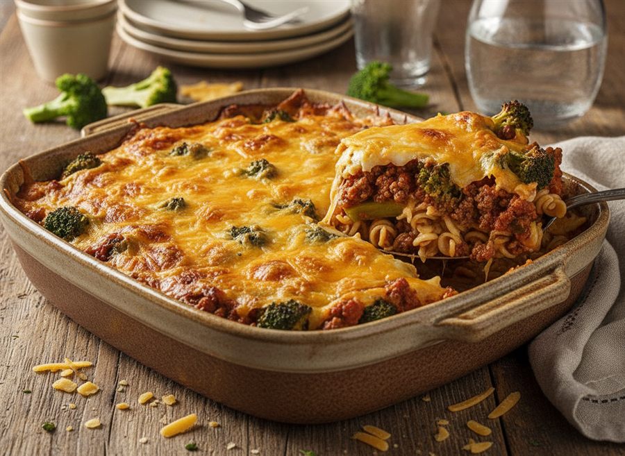 Beef & Broccoli Bake