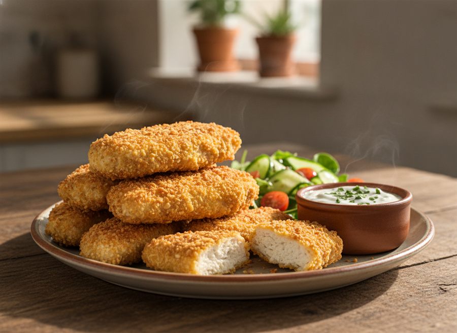 Chicken Goujons with Dip