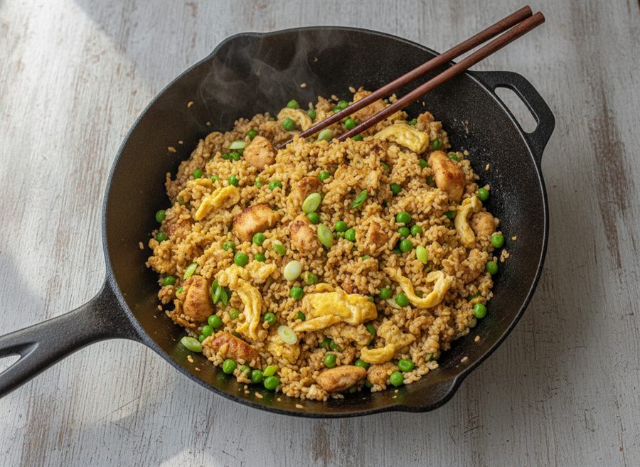 Egg Fried Cauliflower Rice