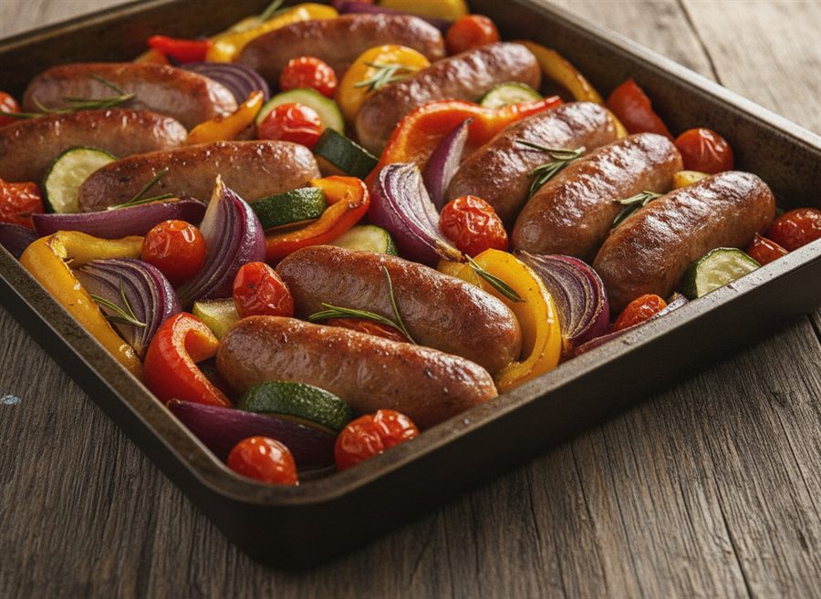 Toad-Free Sausage & Veg Bake