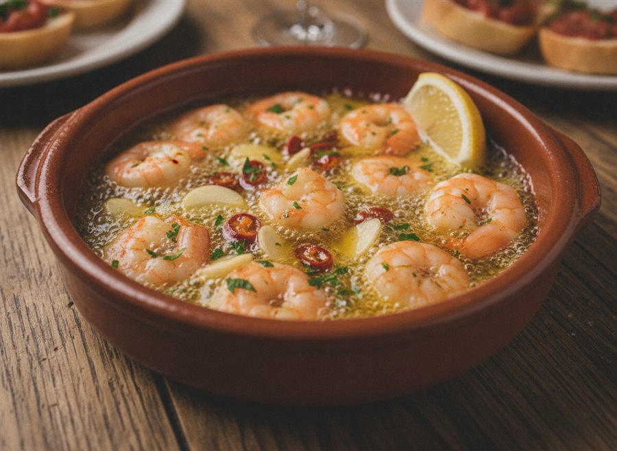 Spanish Garlic Prawns (Gambas)