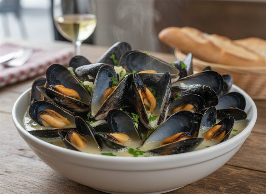French Moules Marinière