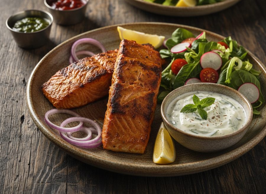 Indian Tandoori Salmon