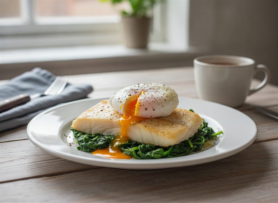Smoked Haddock with Poached Egg