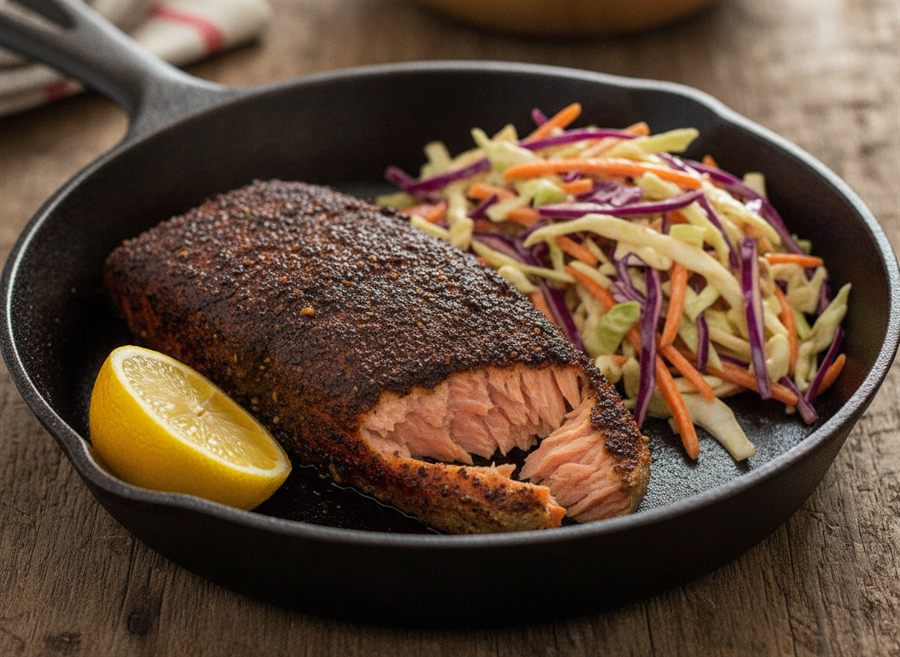 American Blackened Salmon