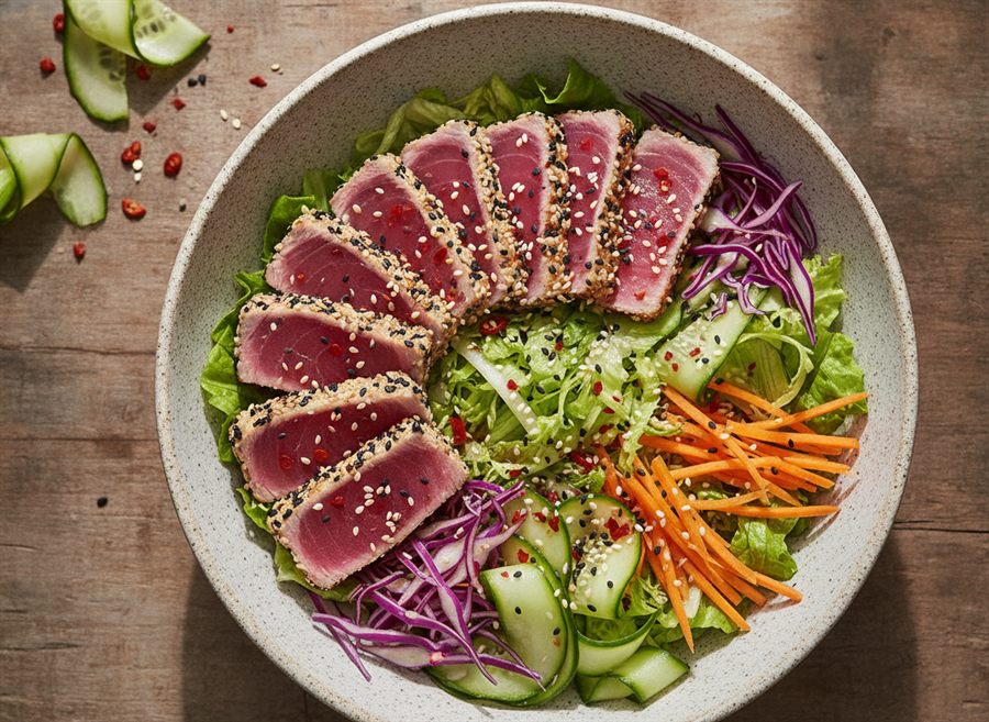 Korean Sesame Tuna Bowl