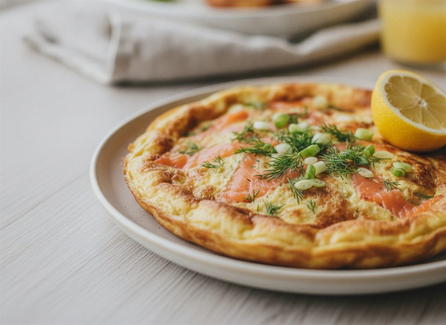 Smoked Salmon & Dill Frittata
