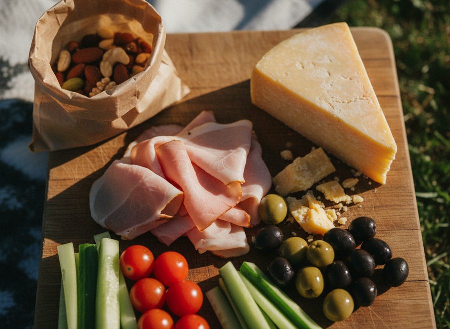 Ham, Cheese & Olive Antipasti