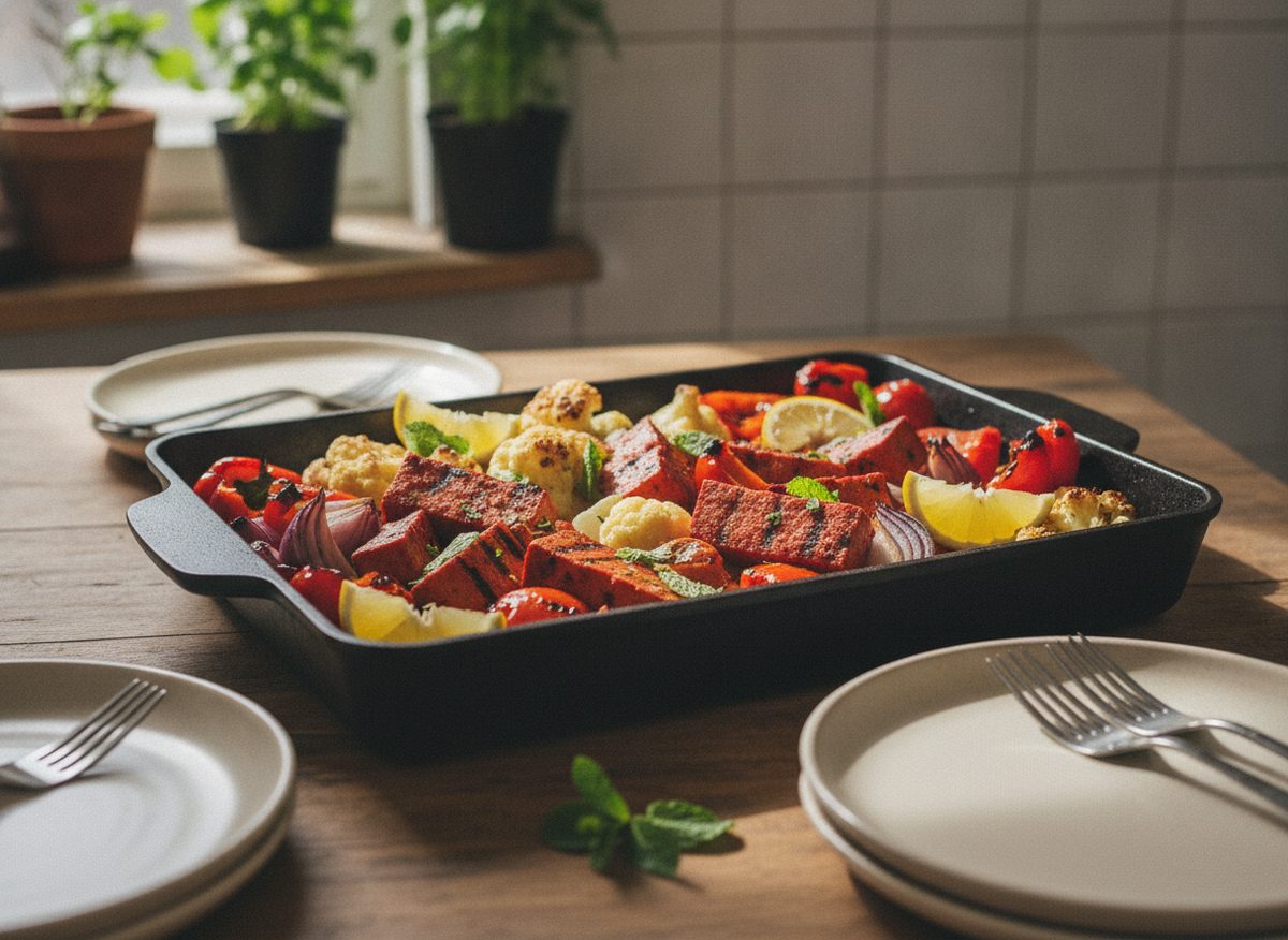 Tandoori Tofu Traybake