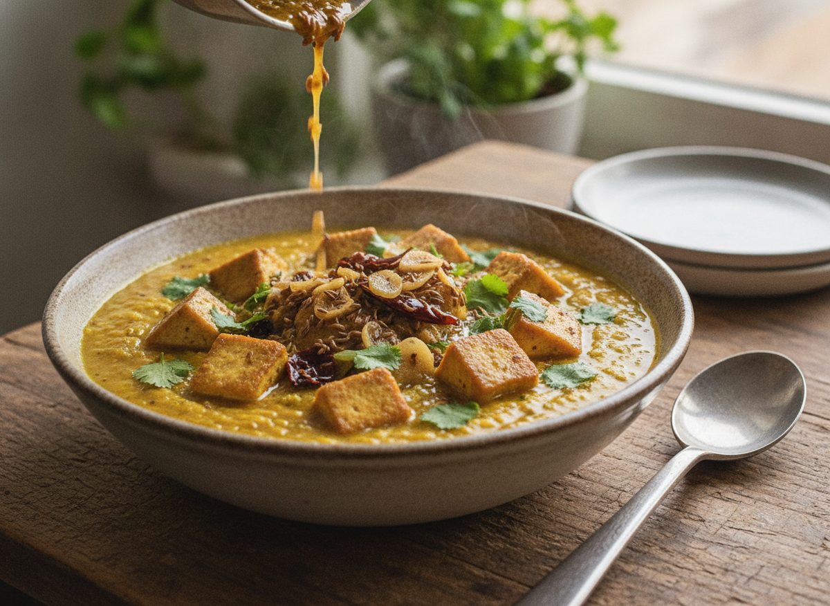 Tofu Dal Tadka