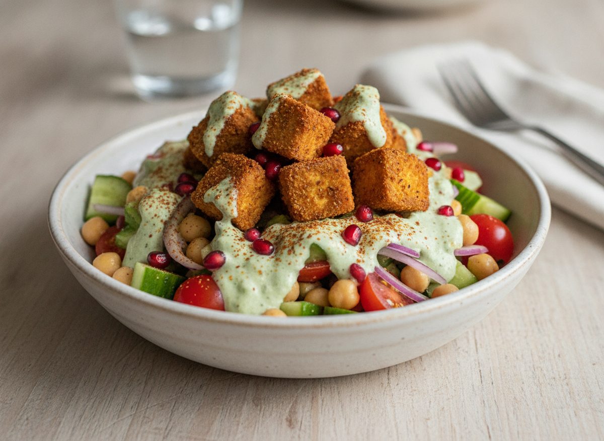 Tofu Chaat Bowl