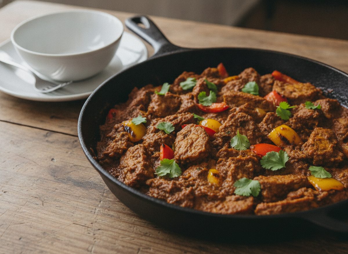 Tempeh Bhuna with Peppers