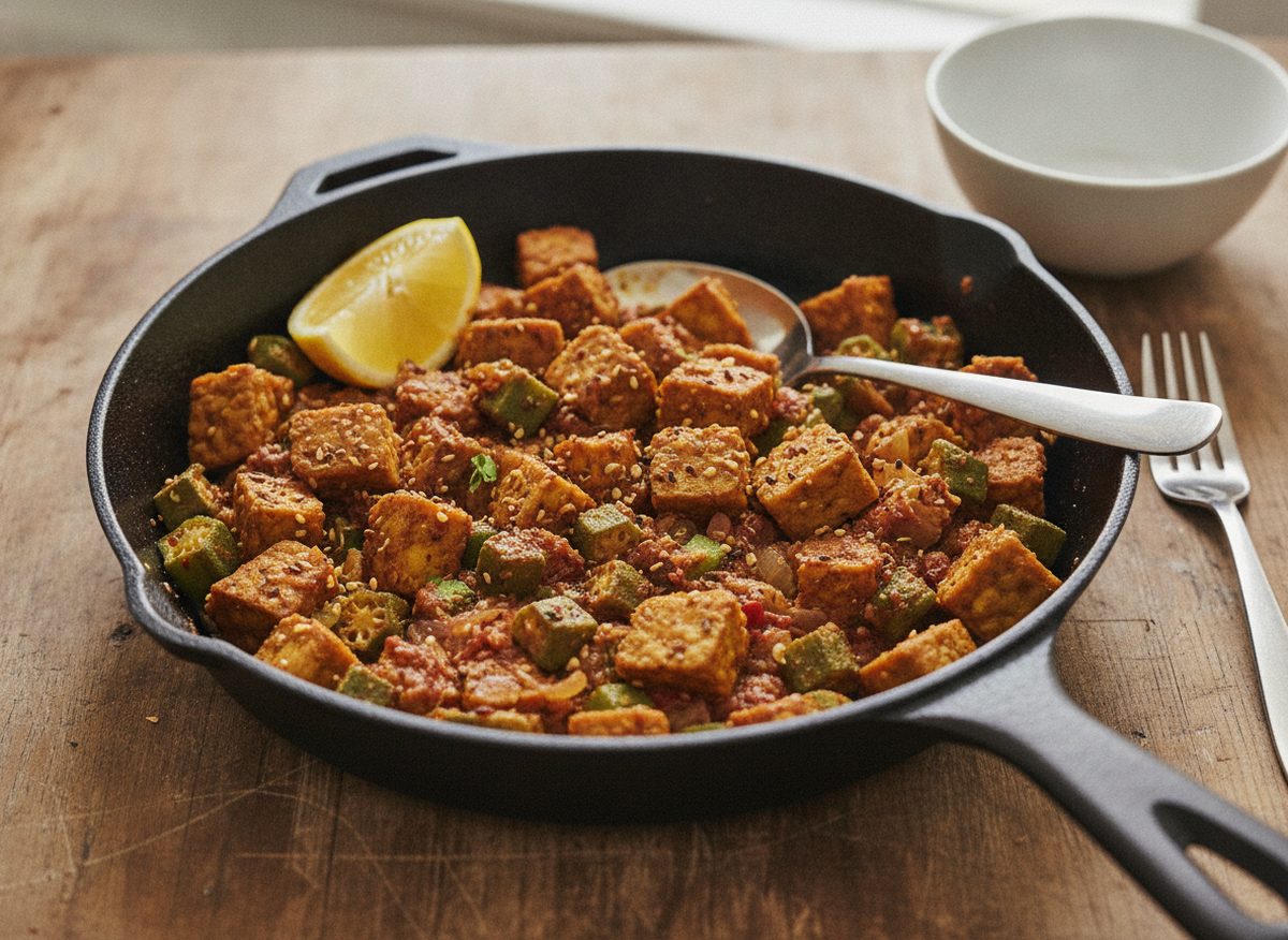 Tempeh & Okra Masala