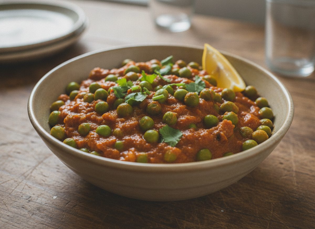 Edamame Matar Masala