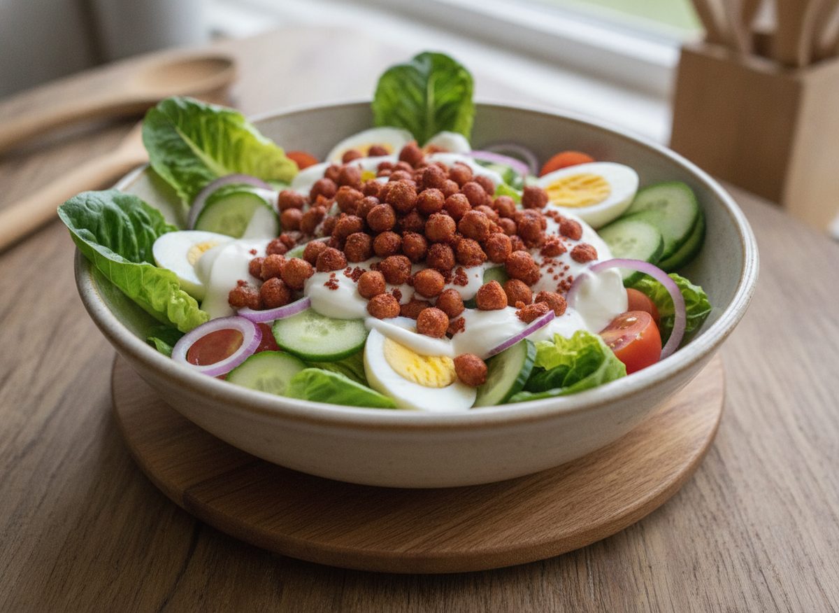 Tandoori Chickpea & Egg Salad