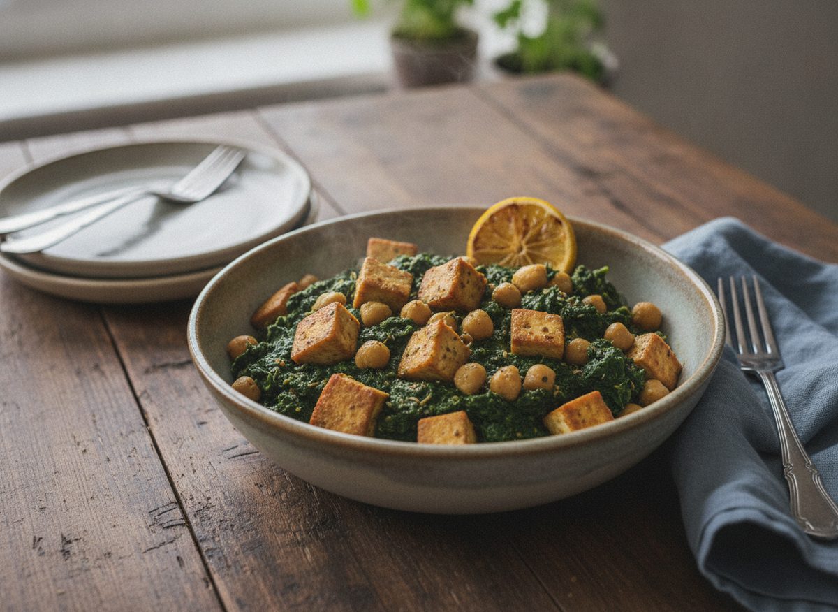 Chana & Tofu Saag