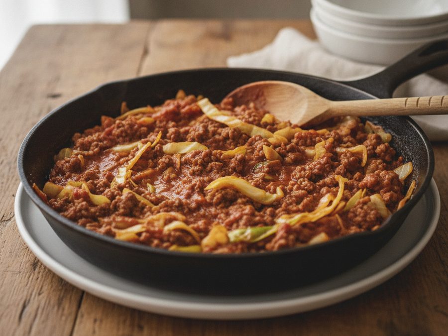 Unstuffed Cabbage Roll Skillet