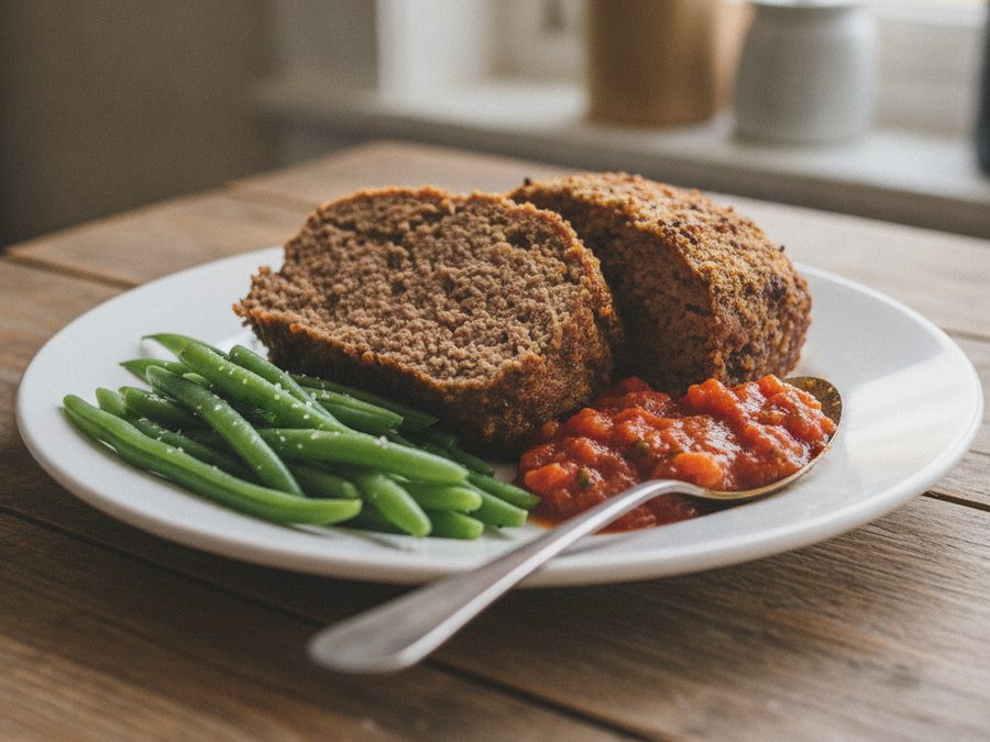 Beef Meatloaf with Tomato Sauce