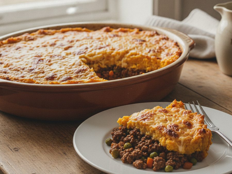 Beef & Lentil Cottage Pie with Swede Mash