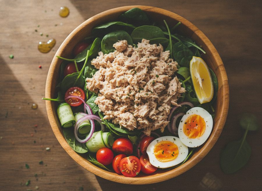 Tuna Mayo Salad Bowl