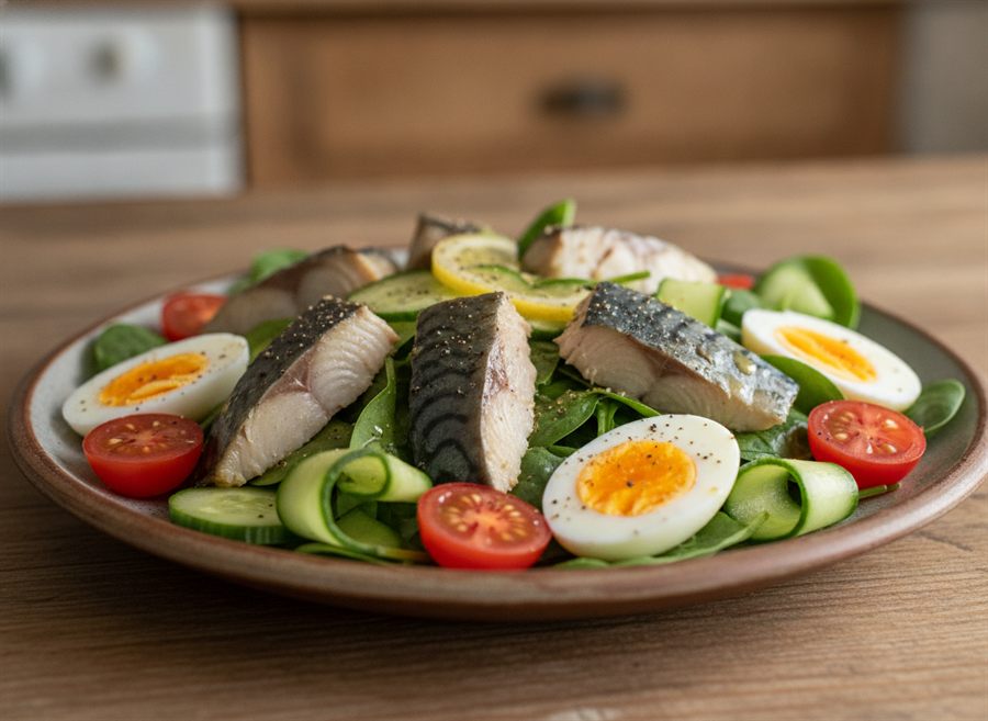 Mackerel & Egg Salad