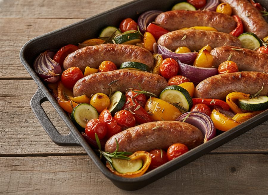 Pork & Fennel Sausage Bake
