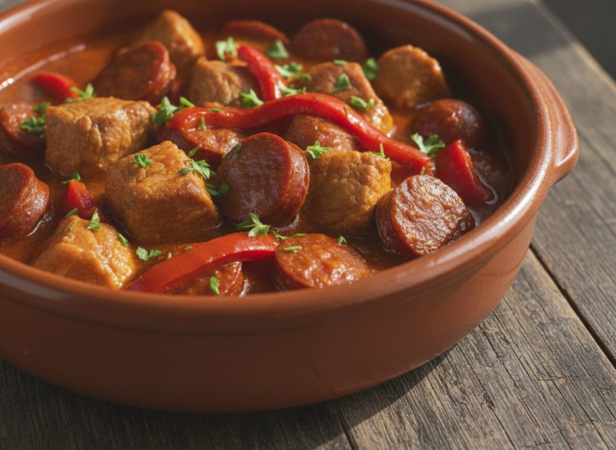Spanish Pork & Chorizo Stew