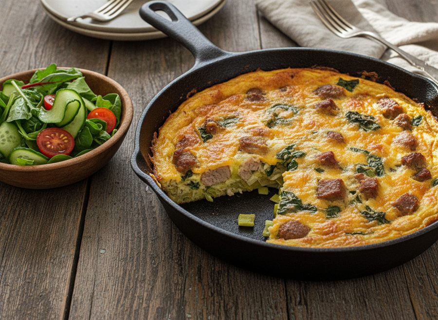 Pork & Leek Frittata