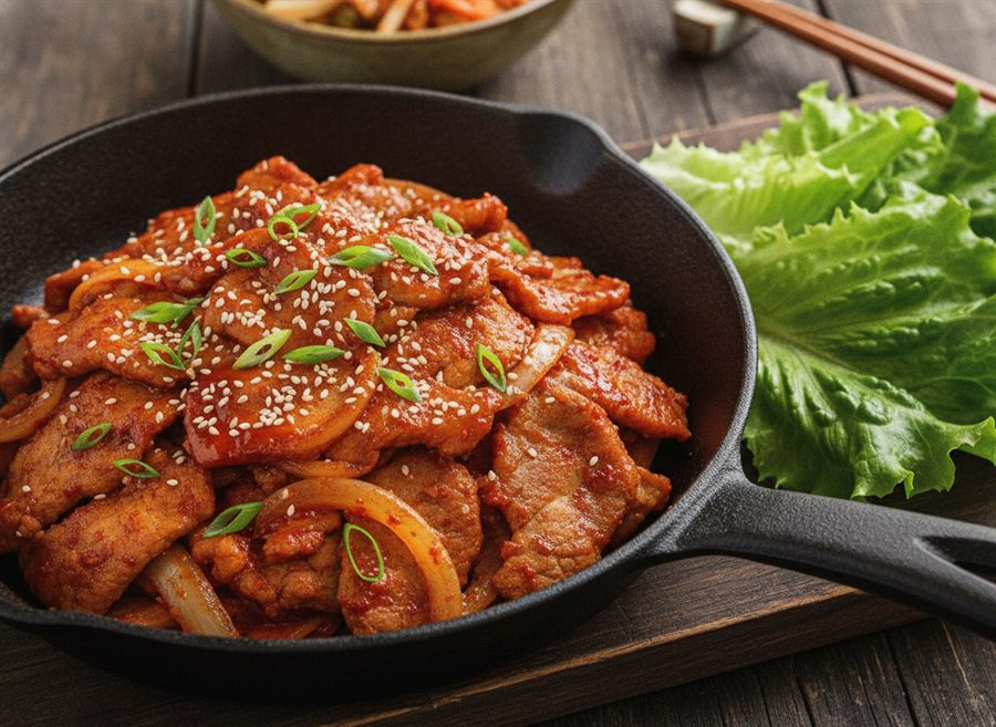 Korean Spicy Pork (Jeyuk Bokkeum)
