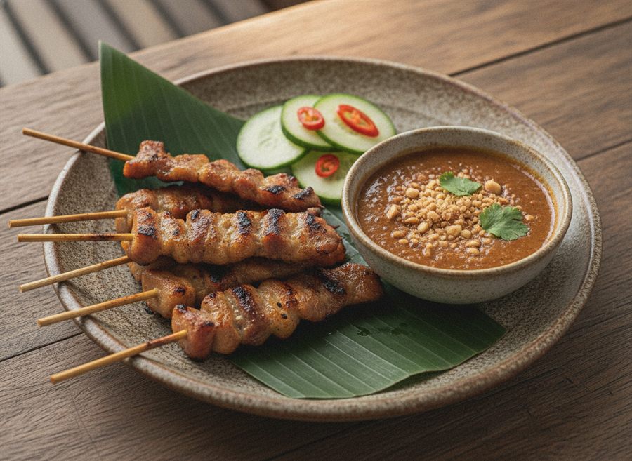 Pork Satay Skewers