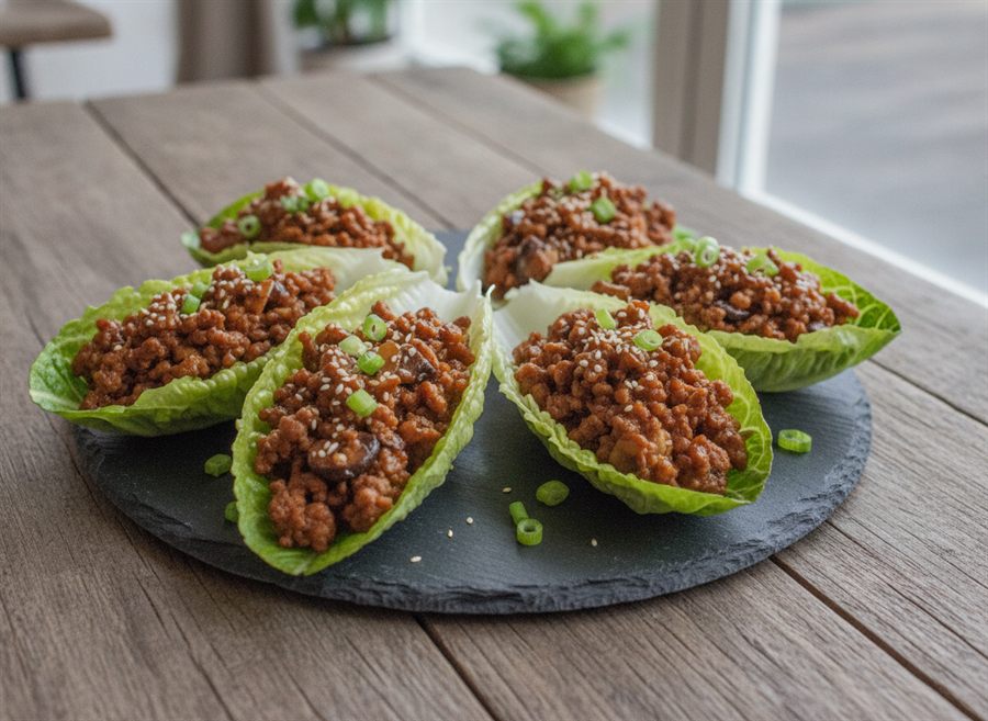 Chinese Pork Lettuce Wraps