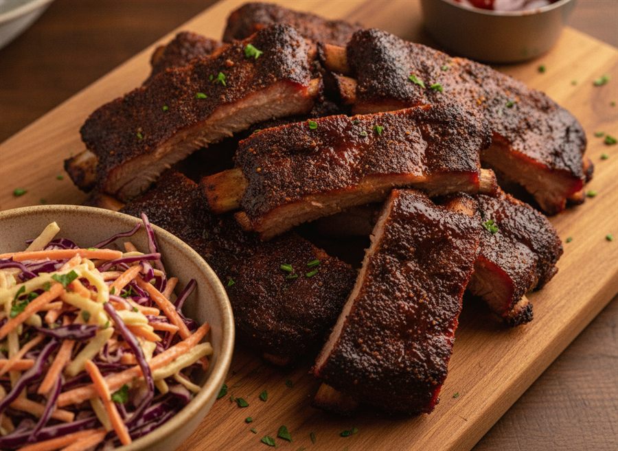 Sticky Pork Ribs (No Sugar)