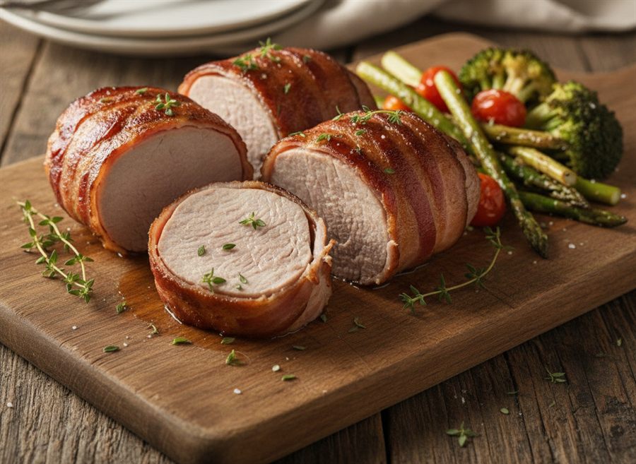 Bacon-Wrapped Pork Tenderloin