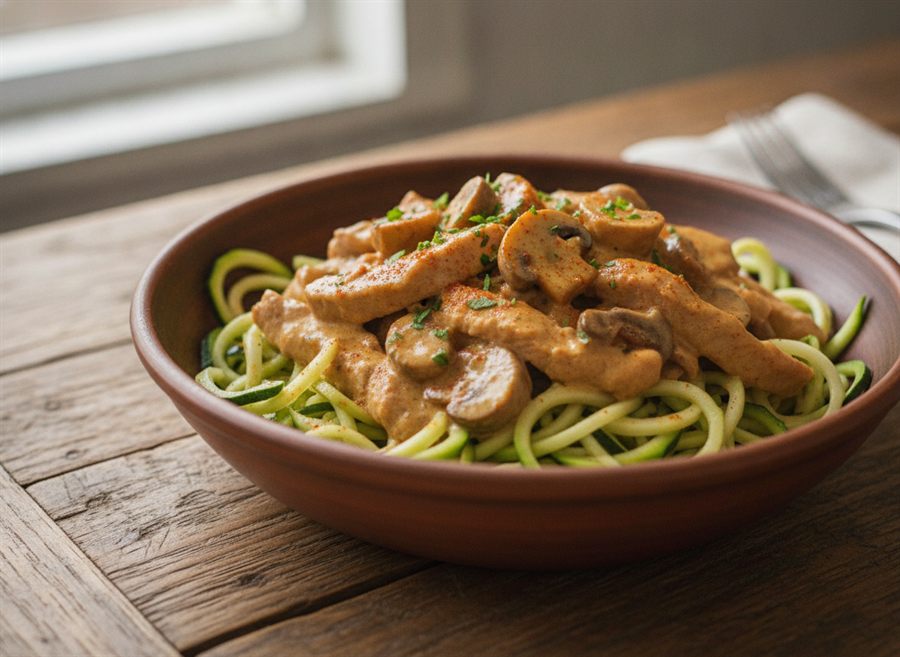 Pork & Mushroom Stroganoff