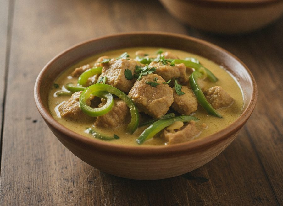 Pork & Green Pepper Curry