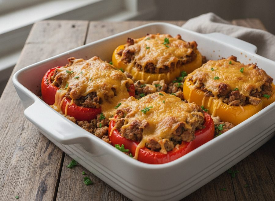 Pork Stuffed Peppers