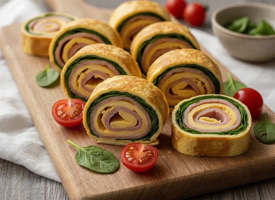 Pork & Egg Roll-Ups