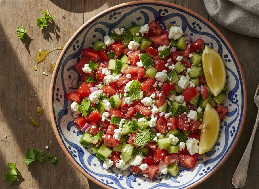 Middle Eastern Chopped Salad