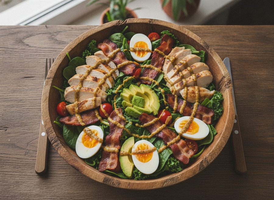 Chicken, Bacon & Egg Salad