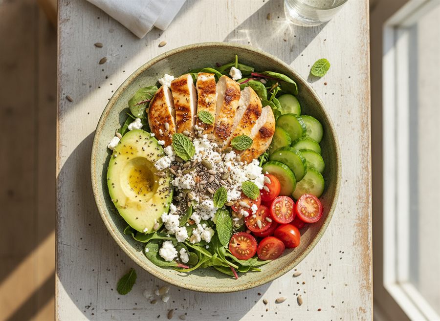 Chicken & Feta Power Bowl