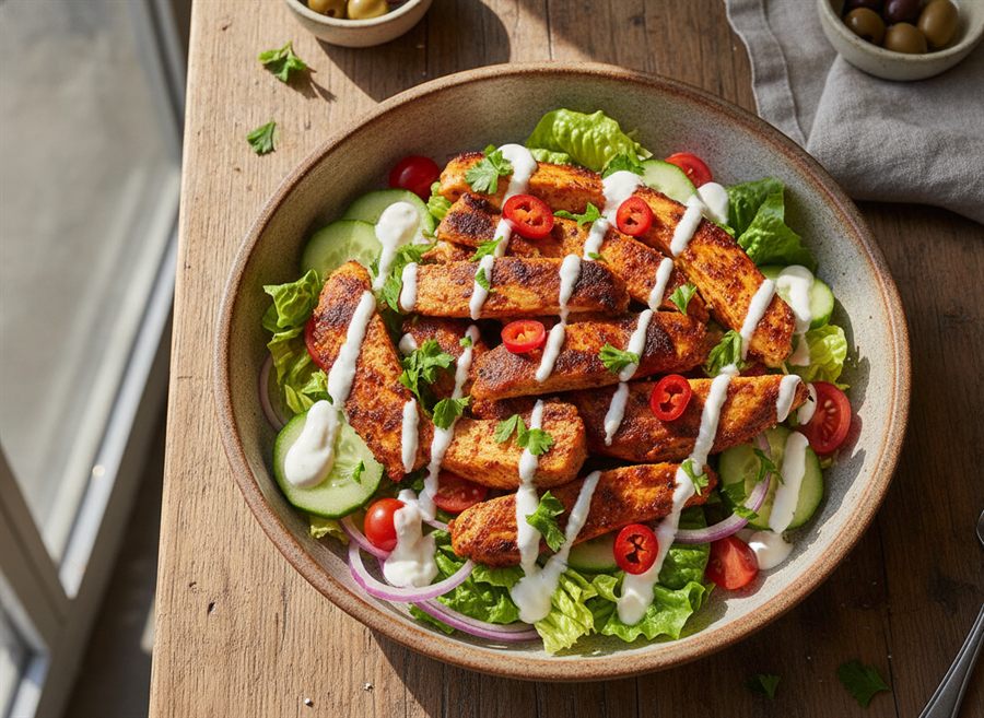 Chicken Shawarma Salad