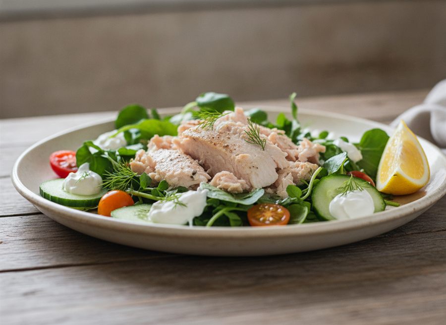 Smoked Trout & Horseradish Salad