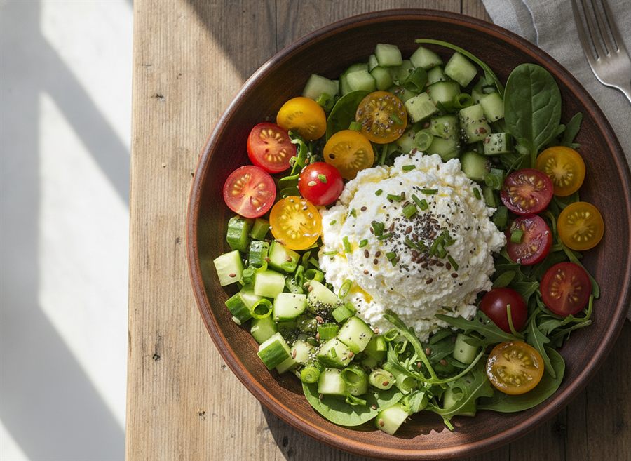 Cottage Cheese & Veg Salad