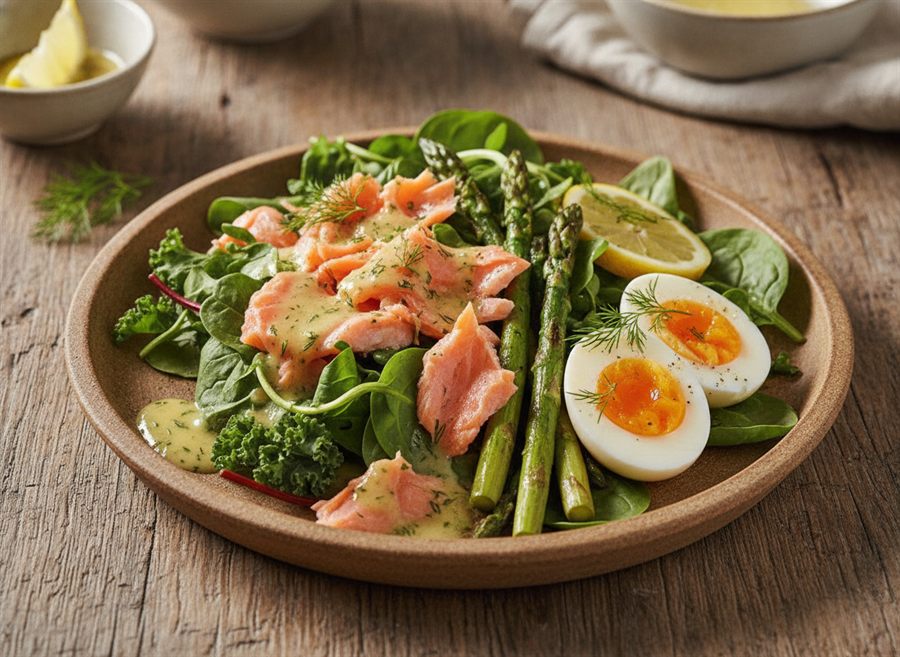 Salmon & Asparagus Salad